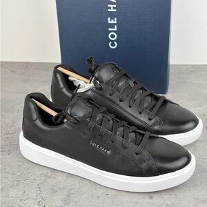 Cole Haan Women's GC Daily Black Leather Sneakers Size 10B New In Box